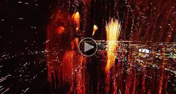 This Is How Fireworks Look From INSIDE The Explosion!