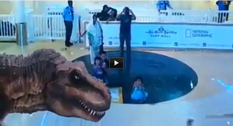 Watch This Mall Has Live Dinosaurs.