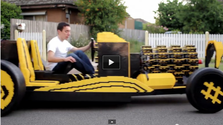 This Car Is Made From Legos And Runs On Air. Wow