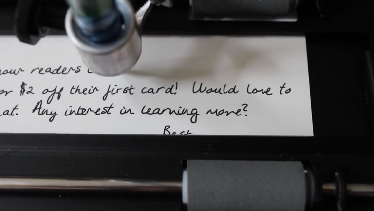 Email Killed Handwritten Letters, But Now This Robot Could Bring It All Back