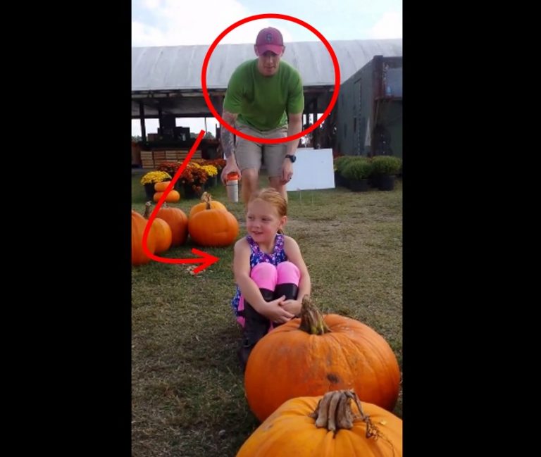 This Little Girl Thought She Was Looking At Pumpkins.What Happened Next Moved Her To Tears