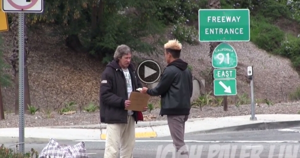How This Homeless Man Spend $100? This Might Shock You.